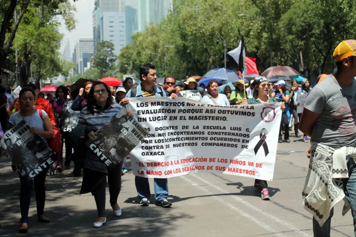 La CNTE realizaría varias movilizaciones este 26 de mayo. | Foto: Flickr.