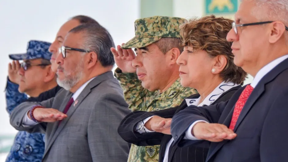 Atestiguó Delfina Gómez toma de protesta del nuevo Comandante de 37/a Zona Militar