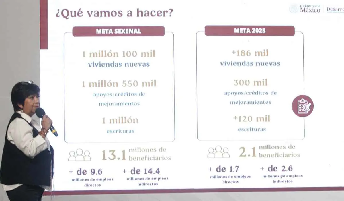 Edna Vega, titular de la Secretaría de Desarrollo Agrario, Territorial y Urbano (Sedatu)