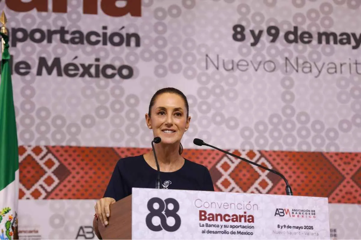 Convención Bancaria: Sheinbaum aboga por ampliar acceso al crédito para mexicanos
