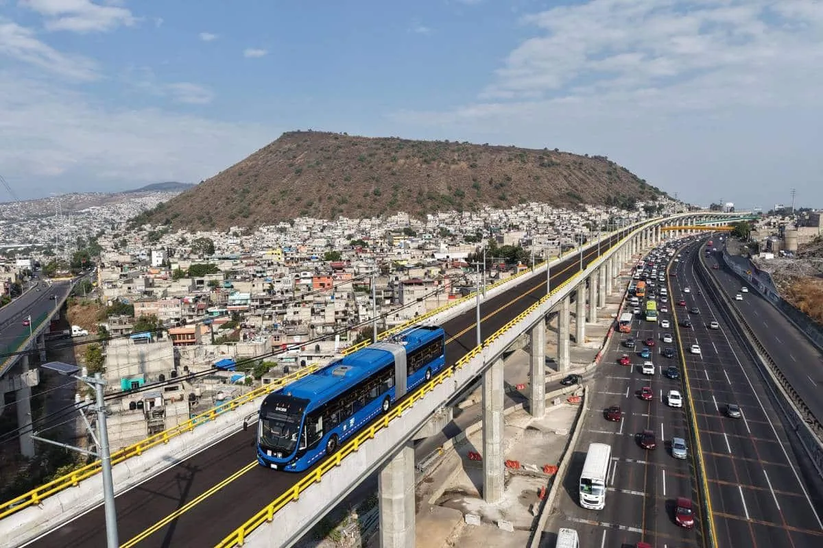 El trolebús elevado de Chalco iniciará operaciones el 18 de mayo