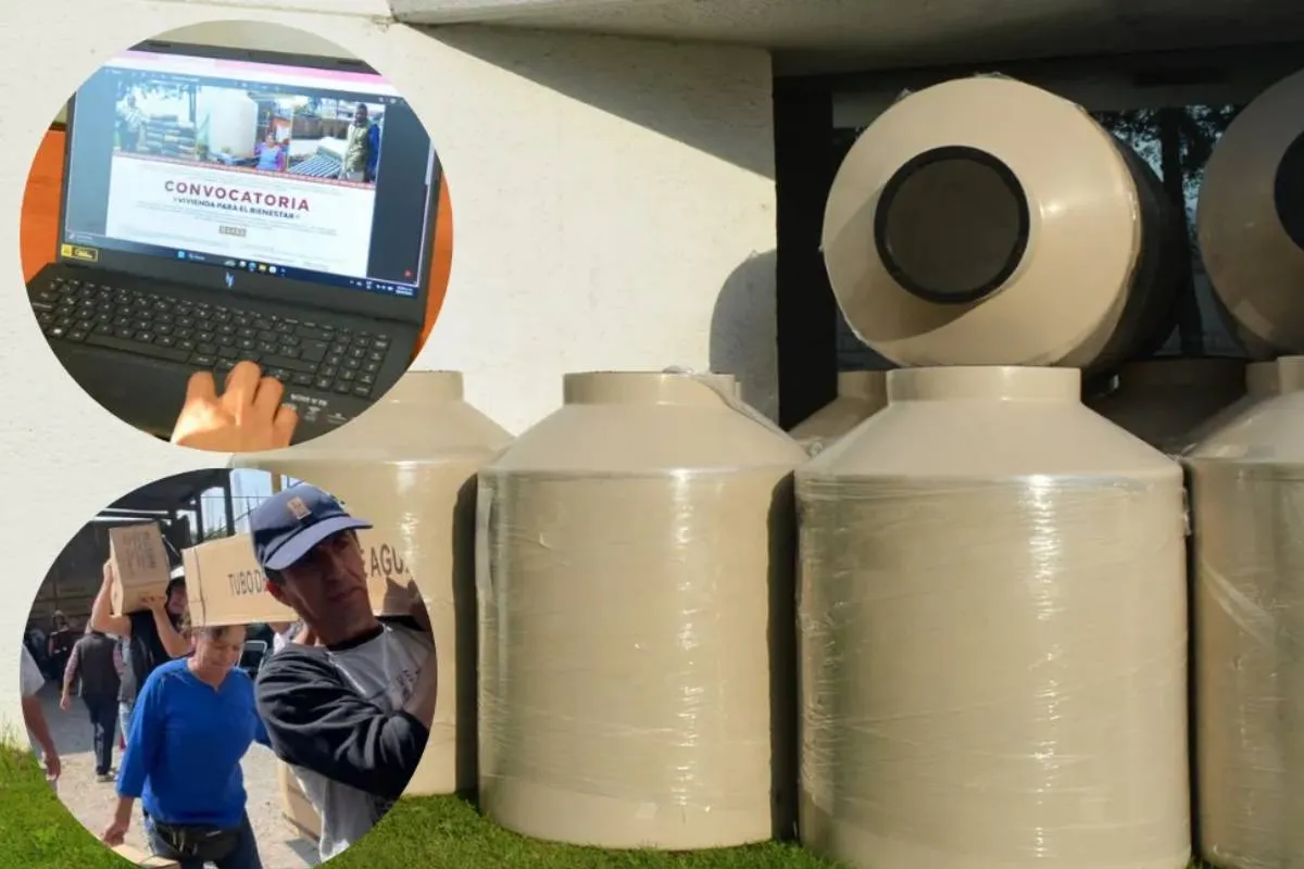 Vivienda para el Bienestar 2025: cómo obtener un tinaco y un panel solar gratis