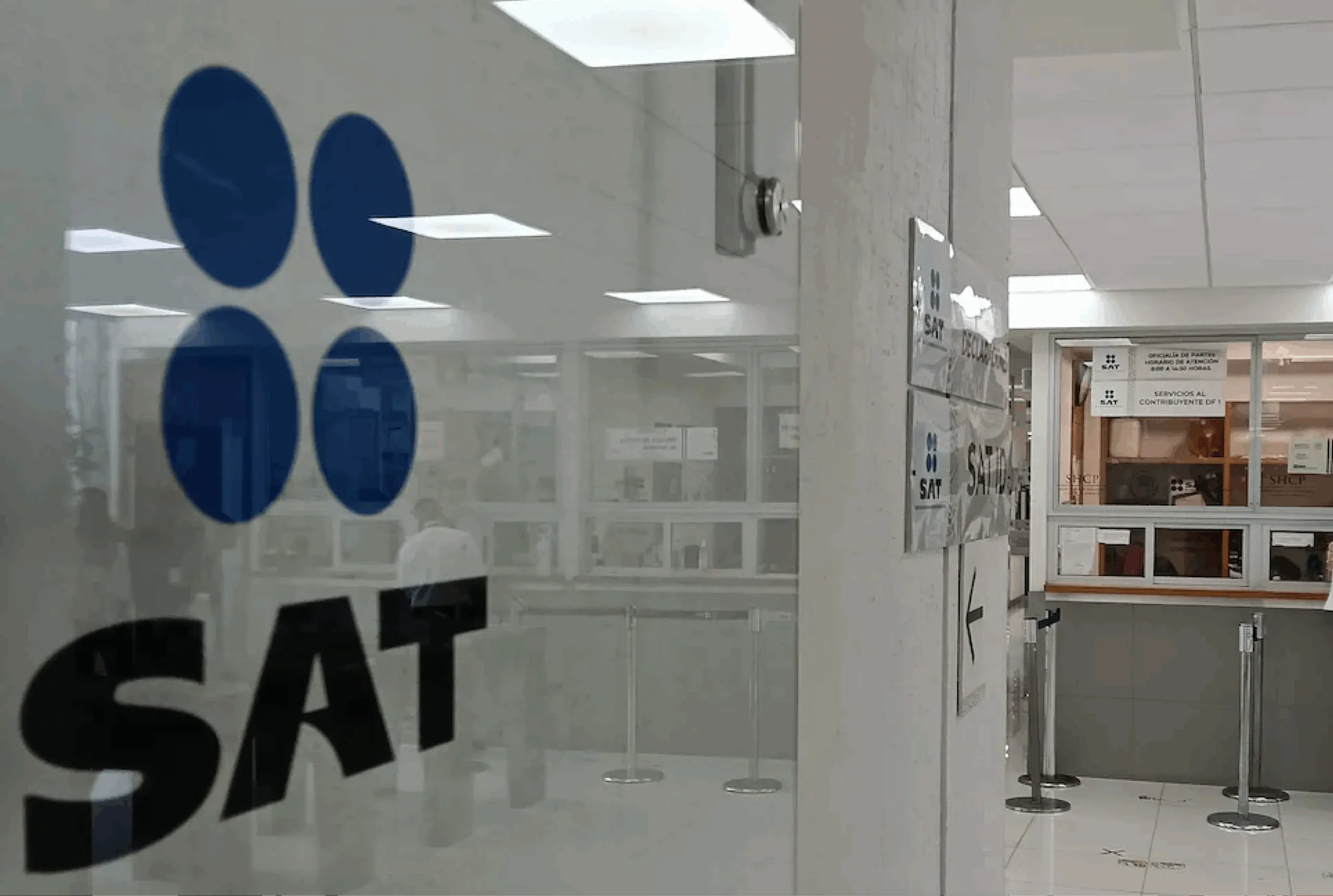 Oficinas del SAT en México, donde los contribuyentes pueden obtener gratuitamente su Constancia de Situación Fiscal sin necesidad de cita.