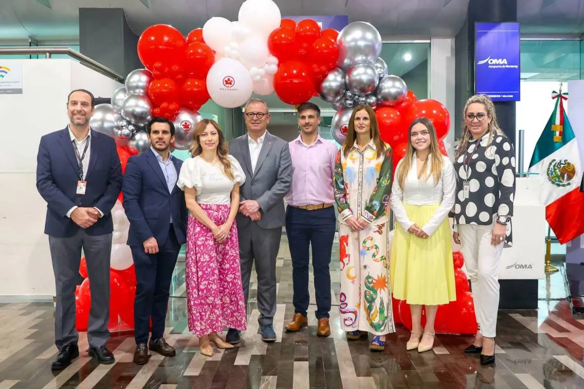 Nuevo León fortalece su conectividad internacional con la operación anual de la ruta Monterrey–Toronto de Air Canada