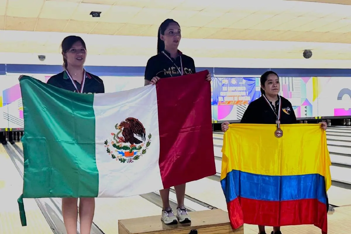El equipo mexicano, integrado por Airam Fuentes, Iliana Lomelí, Lilia Robles, Paola Limón y Sandra Góngora lograron un total de 6 mil 231 puntos, para dejar en segundo lugar al equipo de Puerto Rico, con 6 mil 166 pinos derribados. 