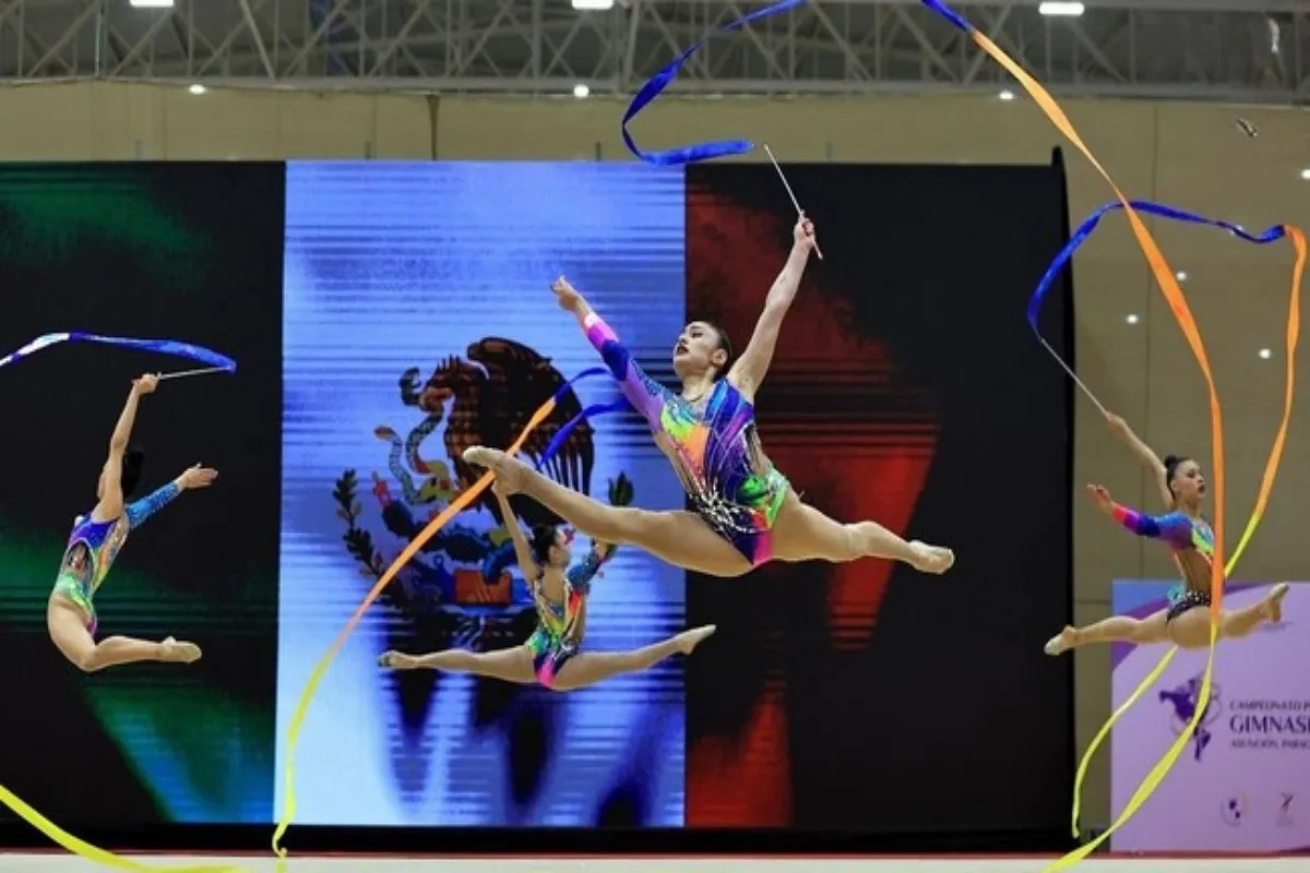 México concluye su participación en el Campeonato Panamericano Senior de Gimnasia Rítmica 2025 con dos medallas. | Foto: Conade.