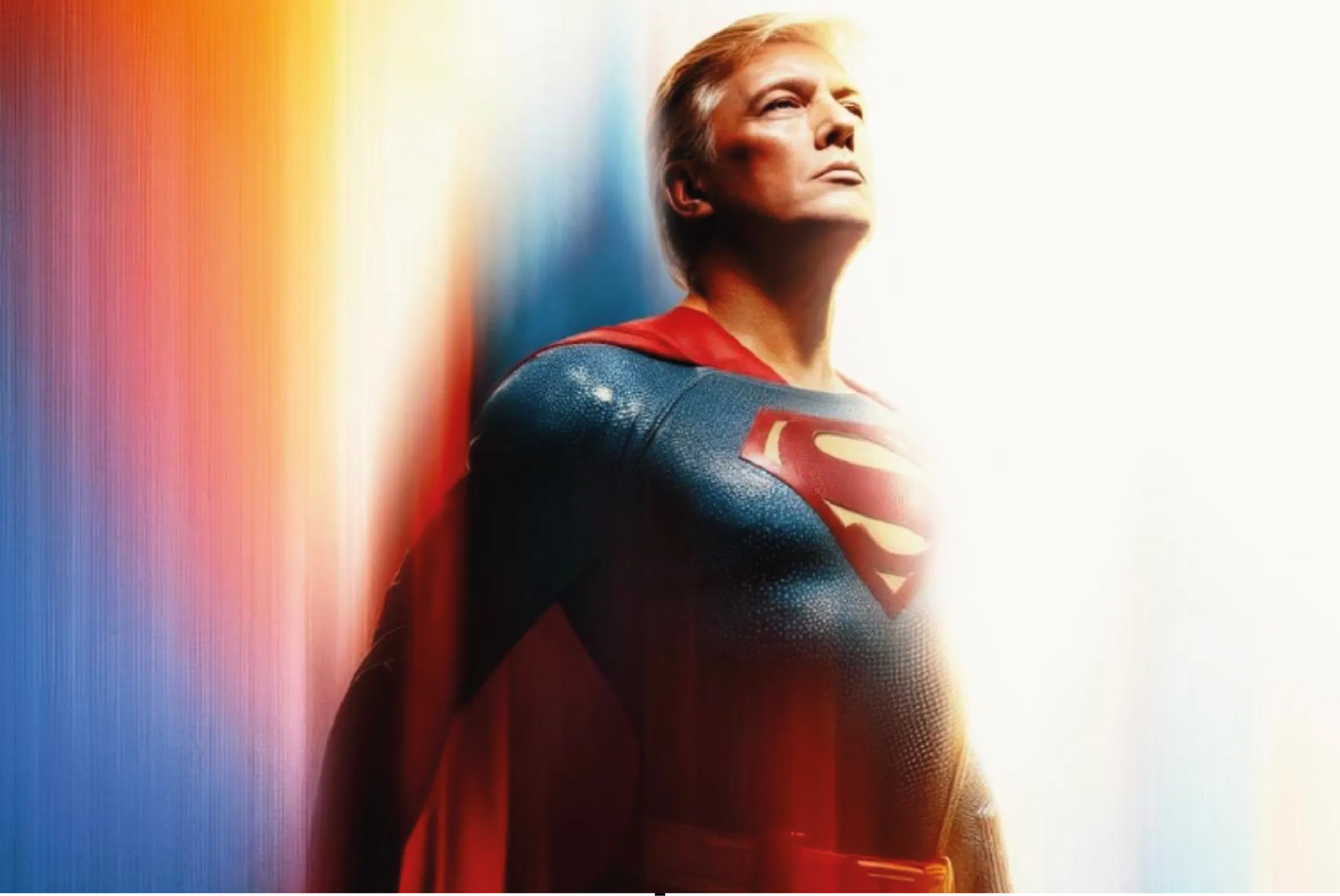 La imagen de Trump como Superman, publicada por la Casa Blanca con IA,