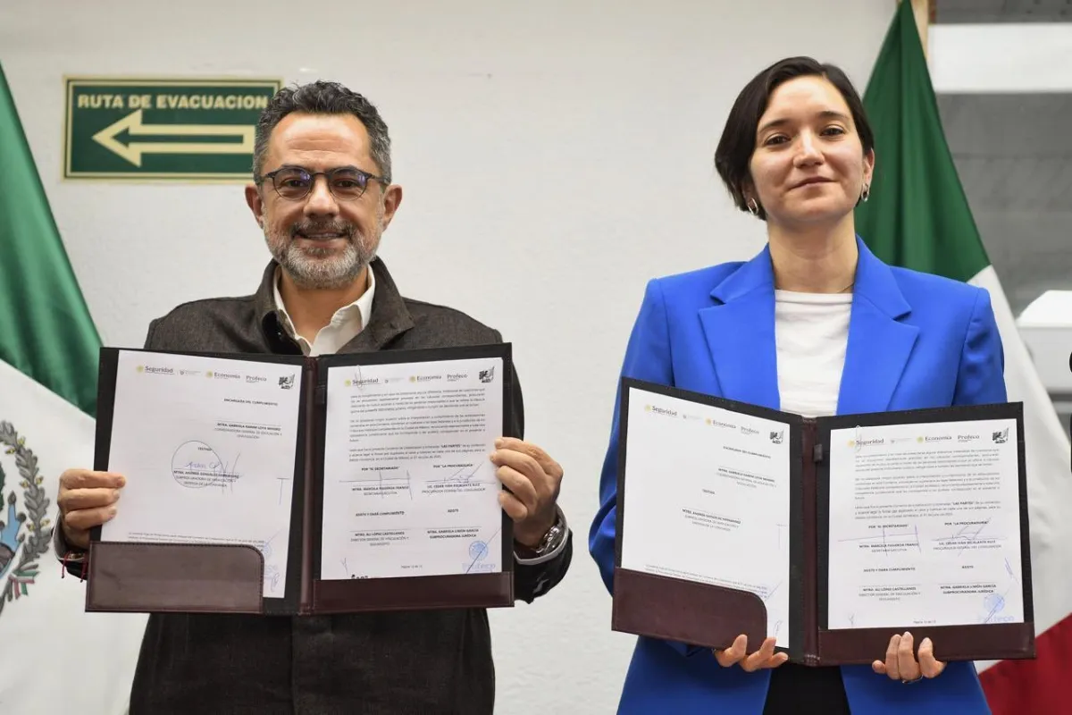 La SSPC y Profeco han firmado un convenio para un aprovechamiento eficiente de los recursos. | Foto: SSPC.