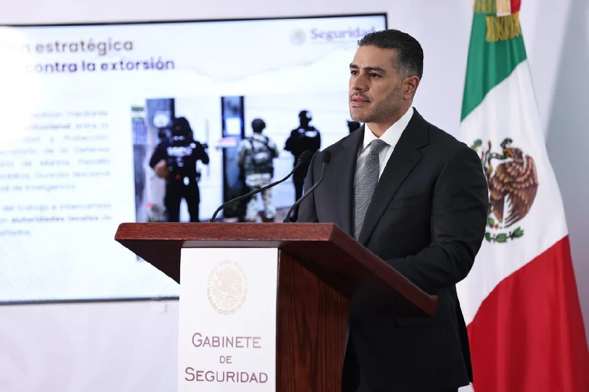 García Harfuch afirmó que la violencia ha disminuido. | Foto: X García Harfuch.