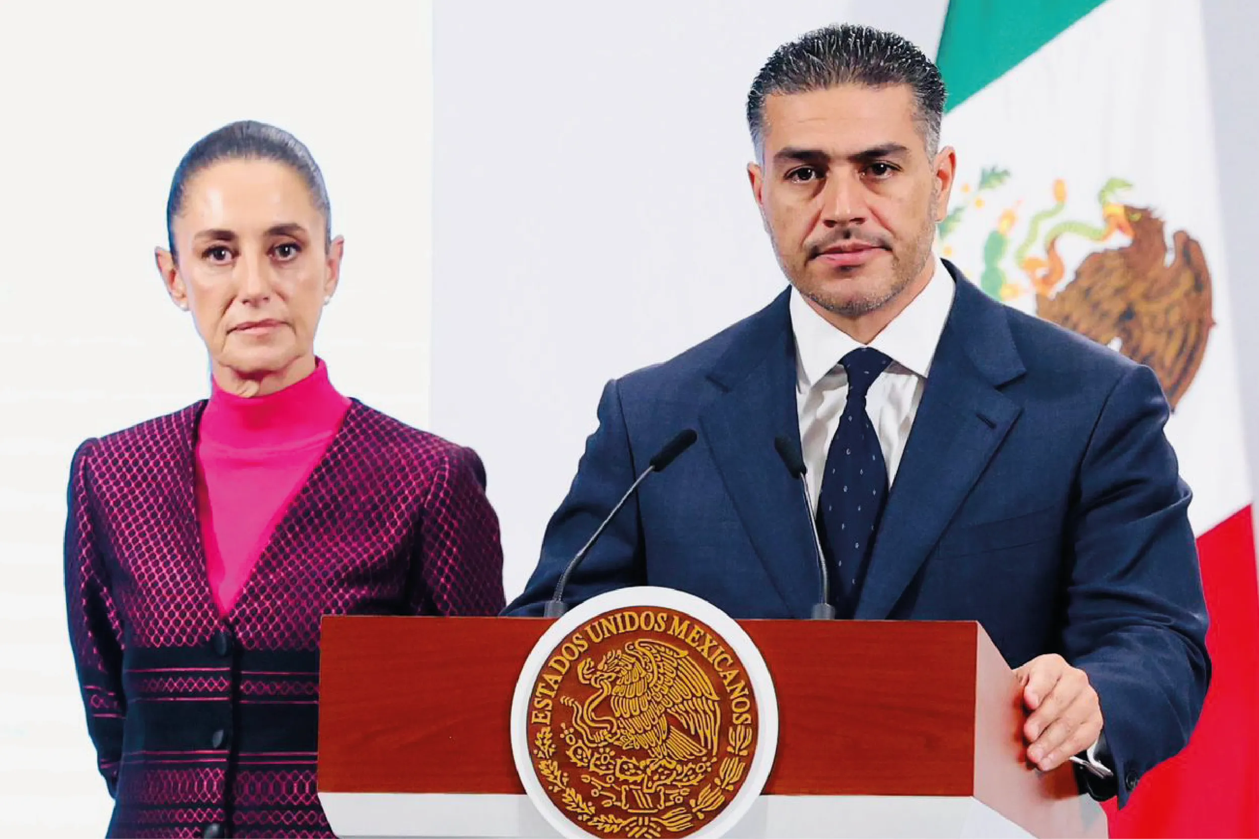 El secretario Omar García Harfuch presenta contundentes resultados del Gabinete de Seguridad durante “La Mañanera del Pueblo”.