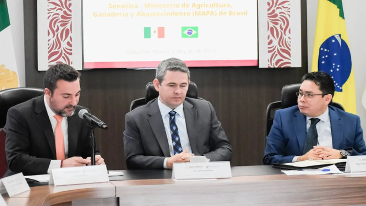 El Servicio Nacional de Sanidad, Inocuidad y Calidad Agroalimentaria (Senasica) recibió a personal oficial del país sudamericano para establecer un plan de trabajo Foto: Secretaría de Agricultura y Desarrollo Rural