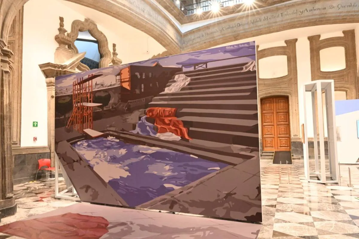Se apertura la exposición Fiesta acuática mexicana con obras de Julio Castellanos