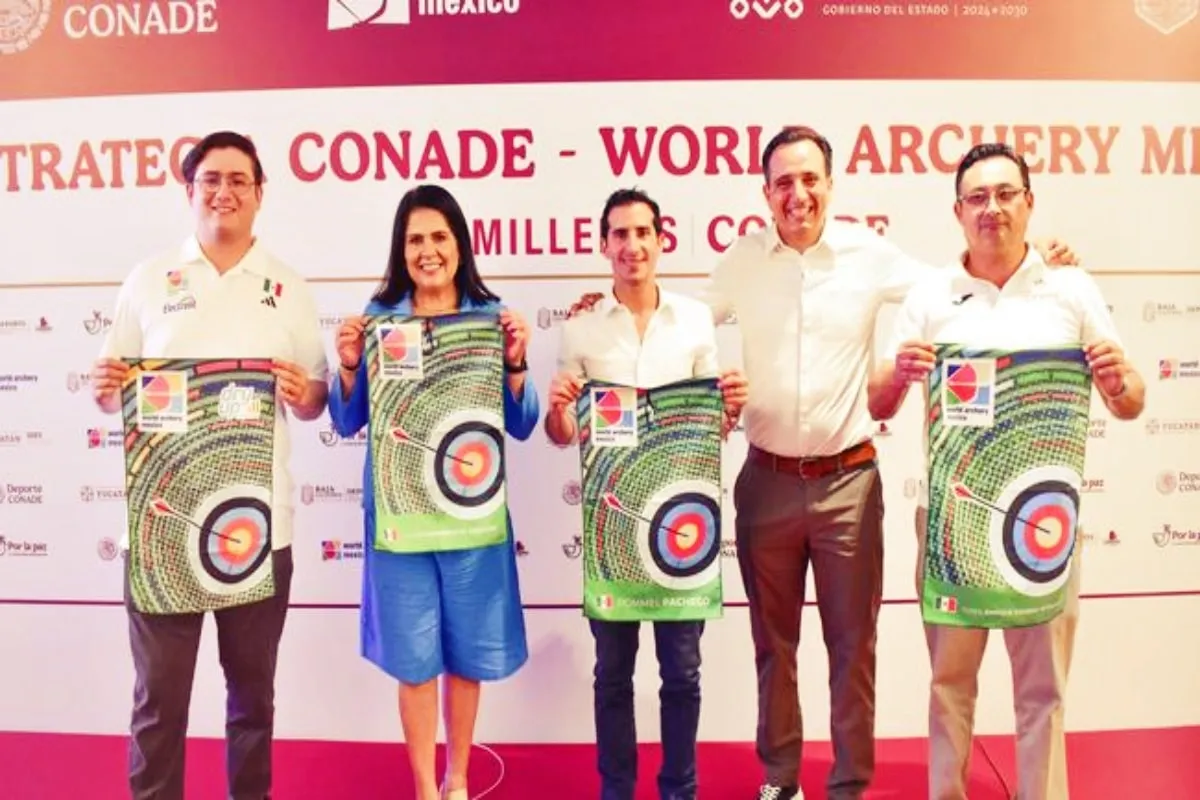 Conade y World Archery México presentan dos centros especializados de tiro con arco que operarán en el país. | Foto: Conade.