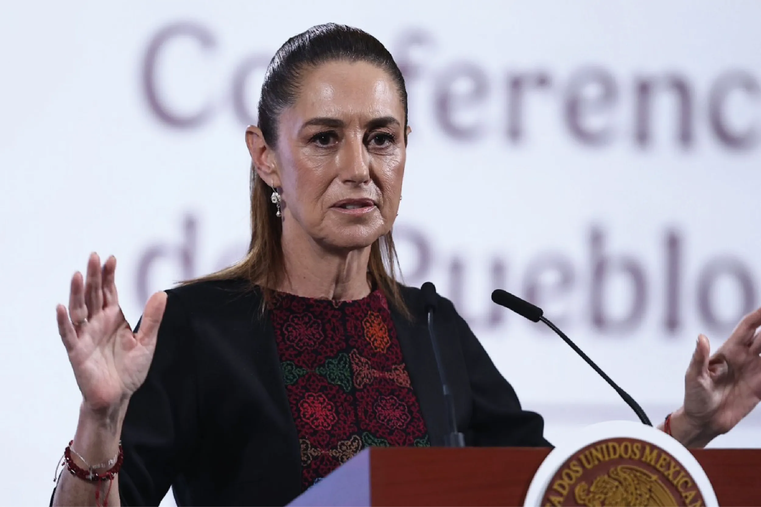 Claudia Sheinbaum en conferencia matutina sobre la reforma judicial y la SCJN.