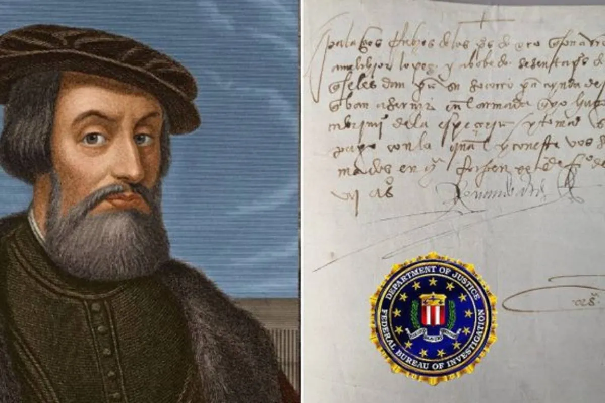 El FBI regresa a México Manuscrito de Hernan Cortés