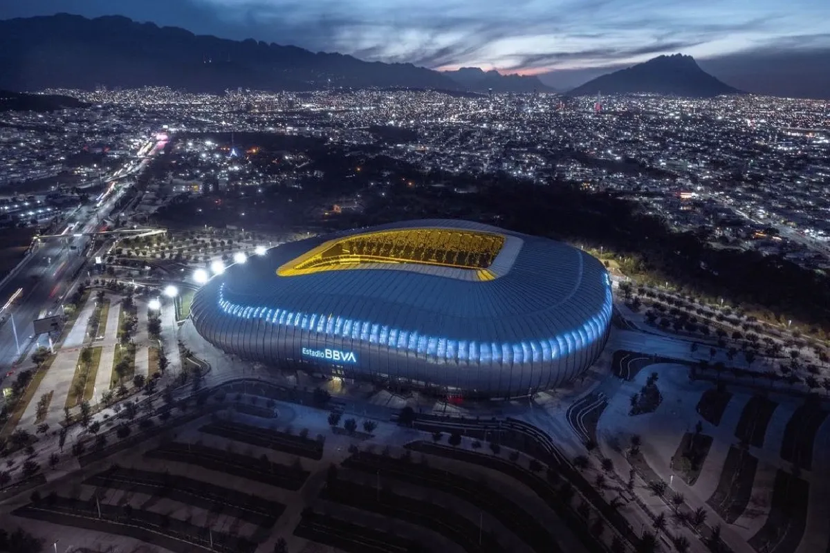 El Estadio BBVA será sede de un juego de repechaje para el Mundial del 2026. | Foto: X.