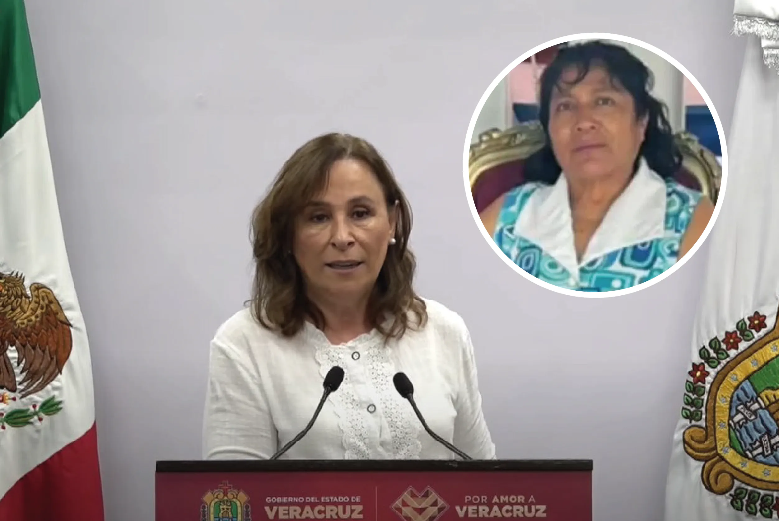 La gobernadora Rocío Nahle declaró inicialmente que la maestra “murió de un infarto”, restando peso a las evidencias de tortura.