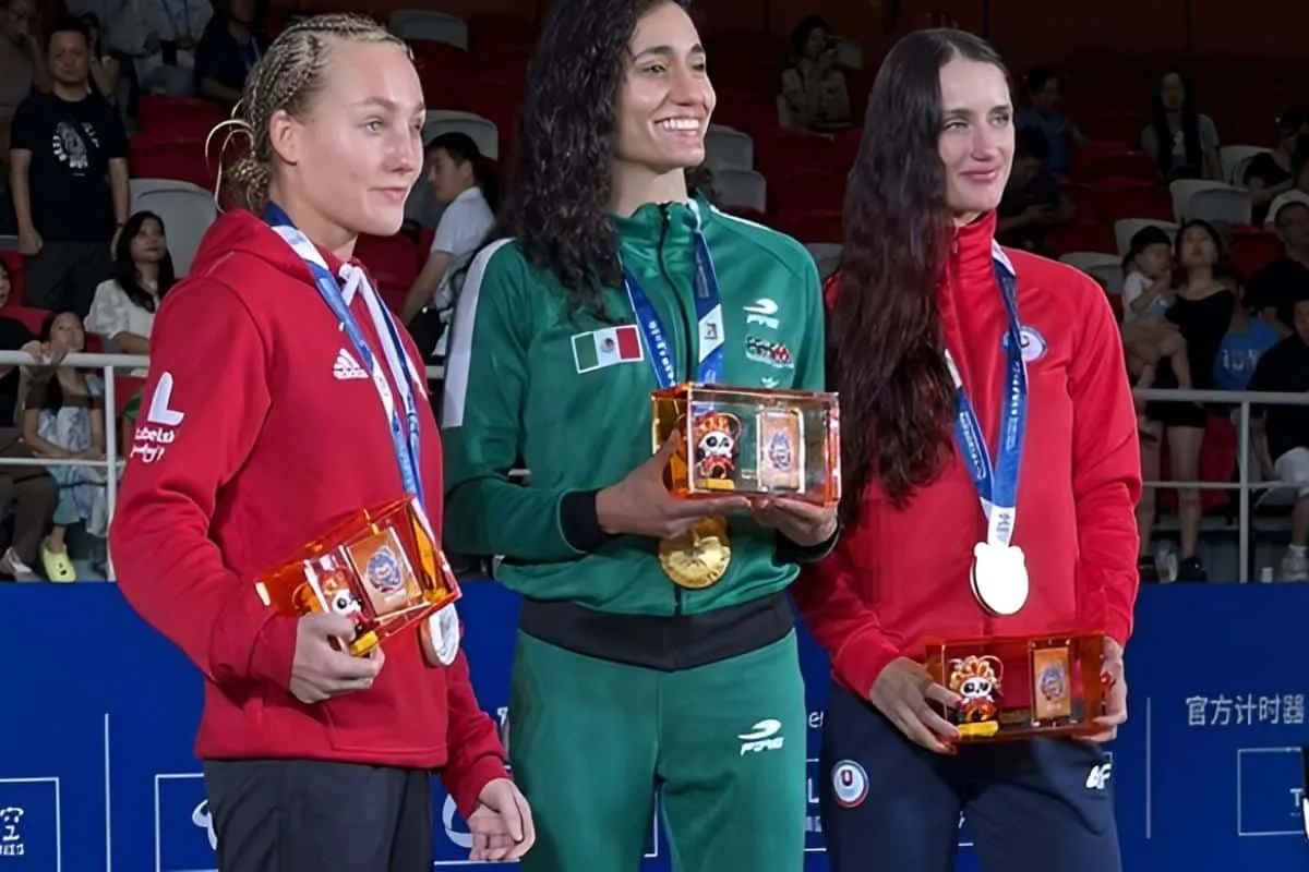 Gracias a este metal dorado, Laura Burgos mejoró la plata obtenida en la edición de Birmingham 2022. Foto: CONADE