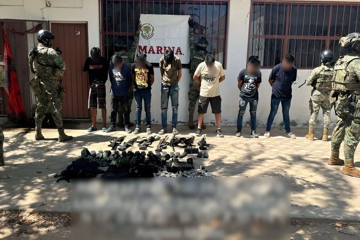 El material asegurado fue puesto a disposición de las autoridades correspondientes para la integración de la carpeta de investigación y las indagatorias subsecuentes. Foto: Semar
