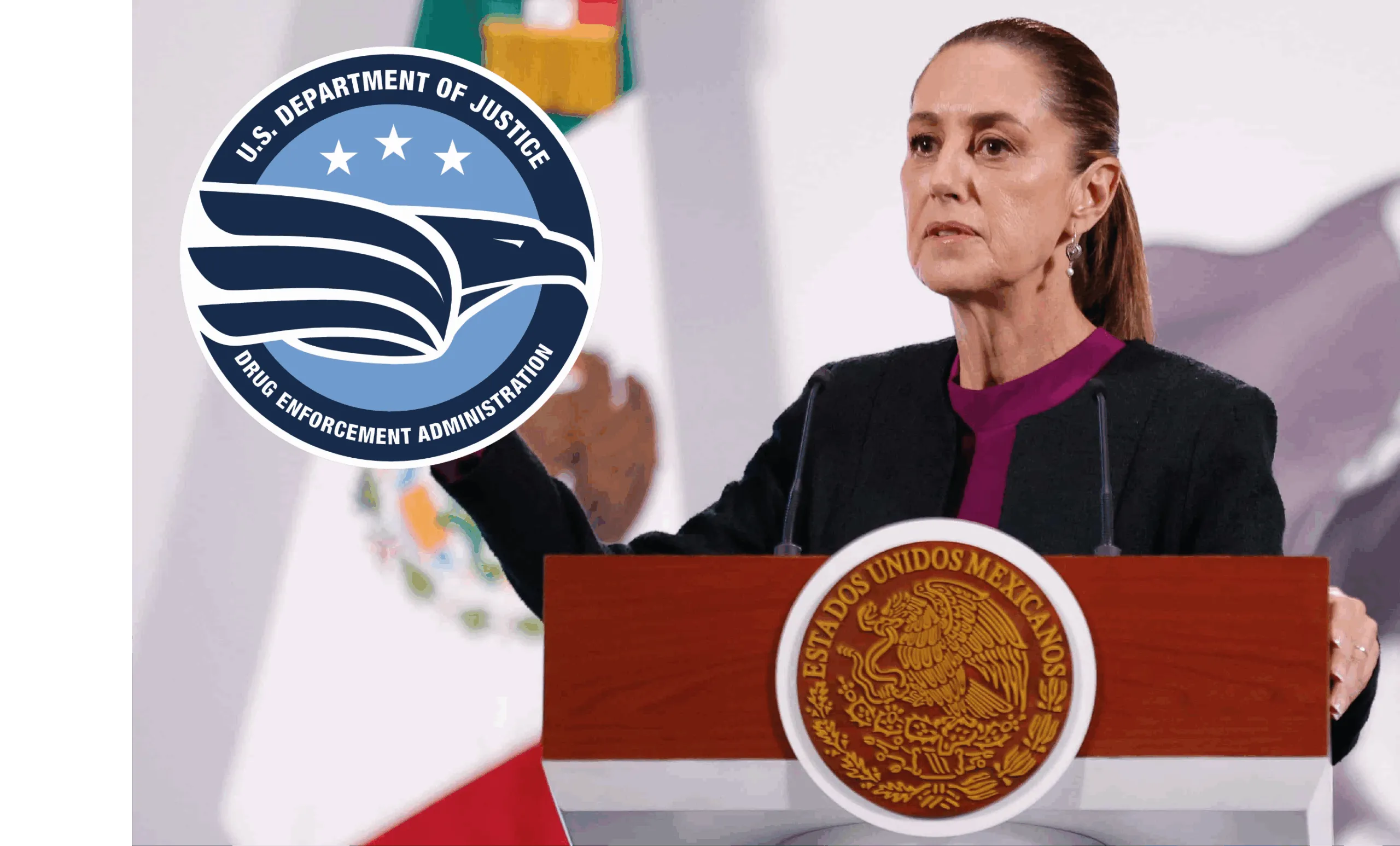 La presidenta Claudia Sheinbaum aseguró que México solo pacta acuerdos de seguridad con el Gobierno de EE.UU., no con agencias como la DEA.