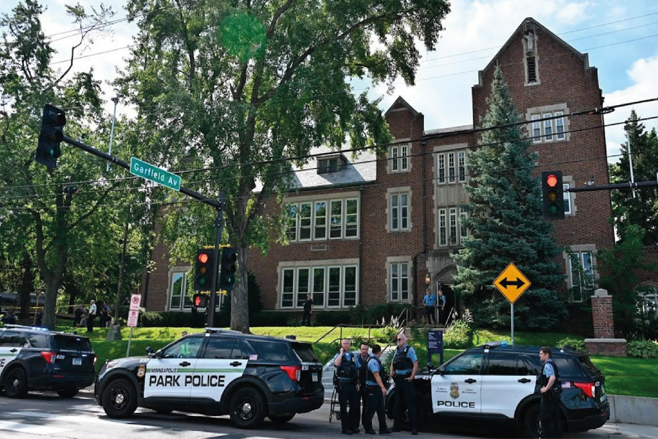 Escuela católica Annunciation en Minneapolis.