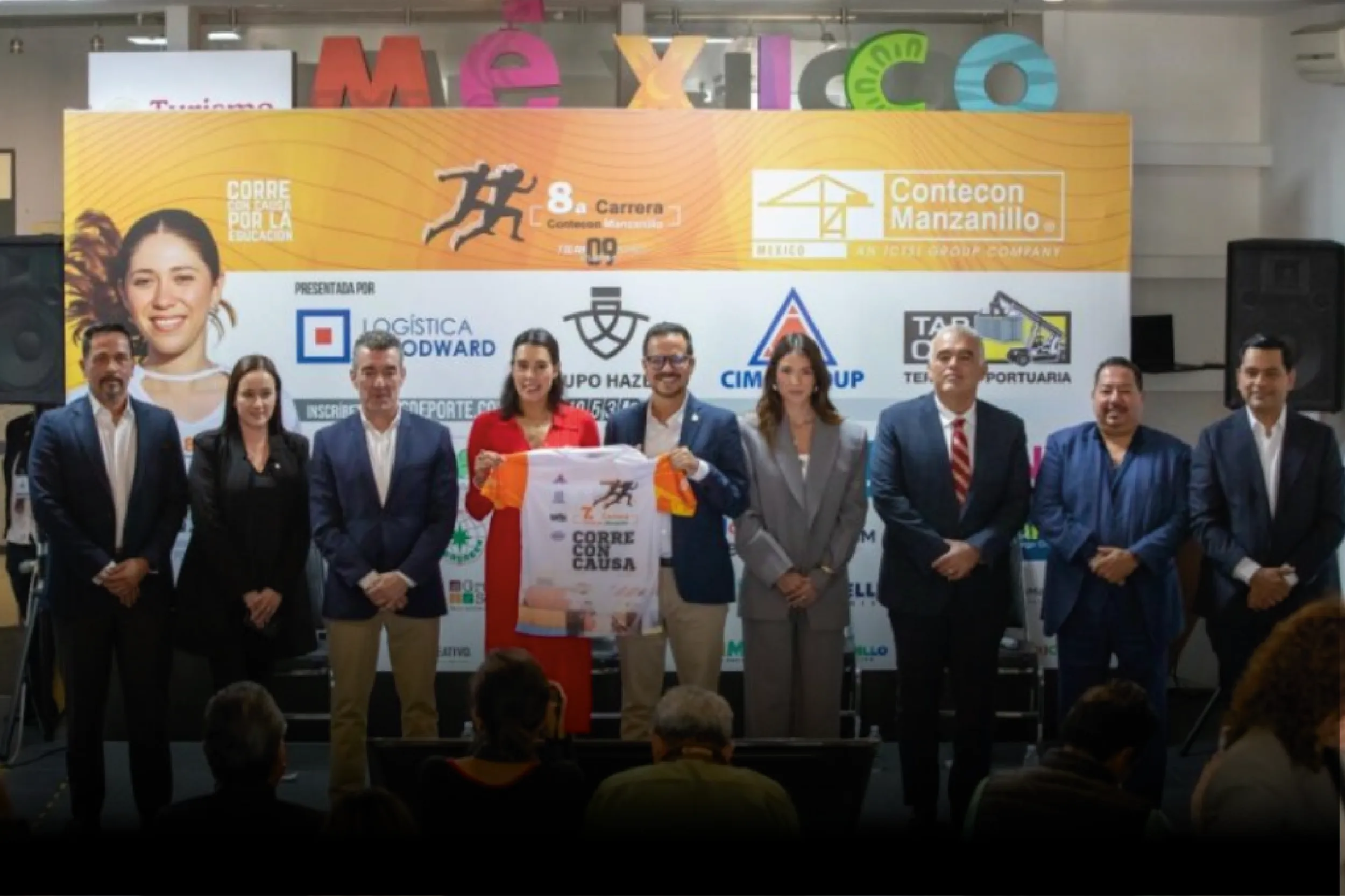 Corredores vivirán una experiencia inédita en la 8ª Carrera CONTECON al recorrer la terminal portuaria de Manzanillo bajo grúas gigantes de América.