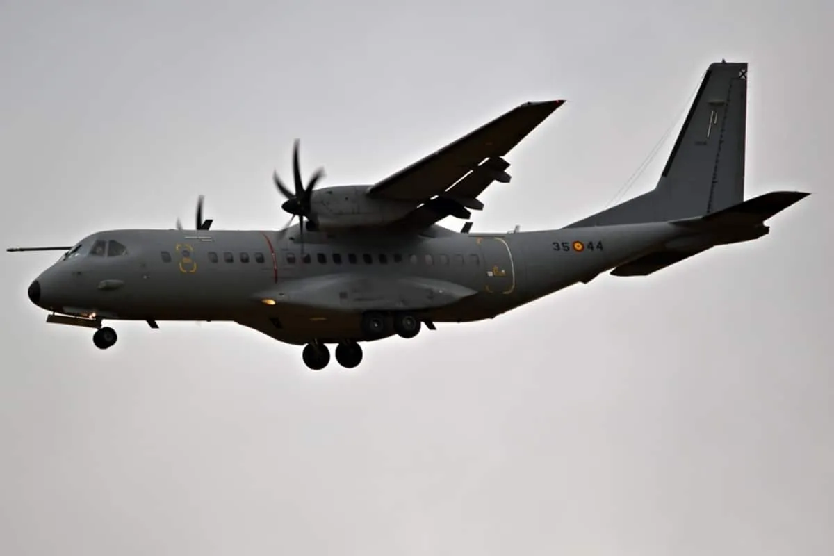 Un avión CASA C-295M sufrió un percance en la Base Aérea Militar 1. | Foto: Wikimedia Commons.