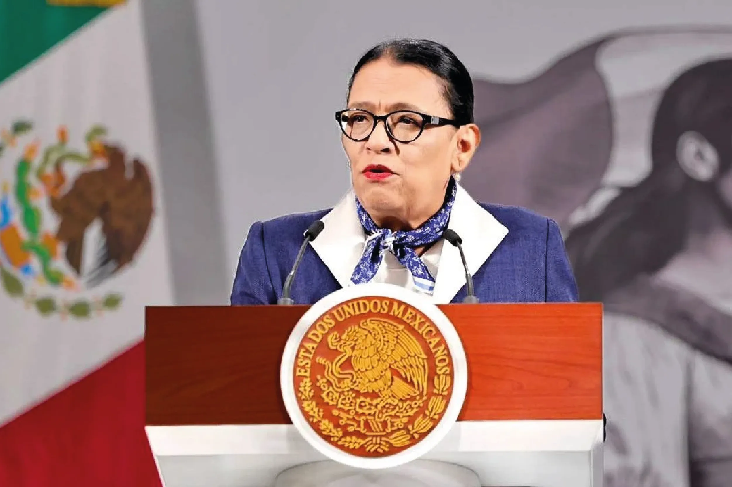 Rosa Icela Rodríguez.