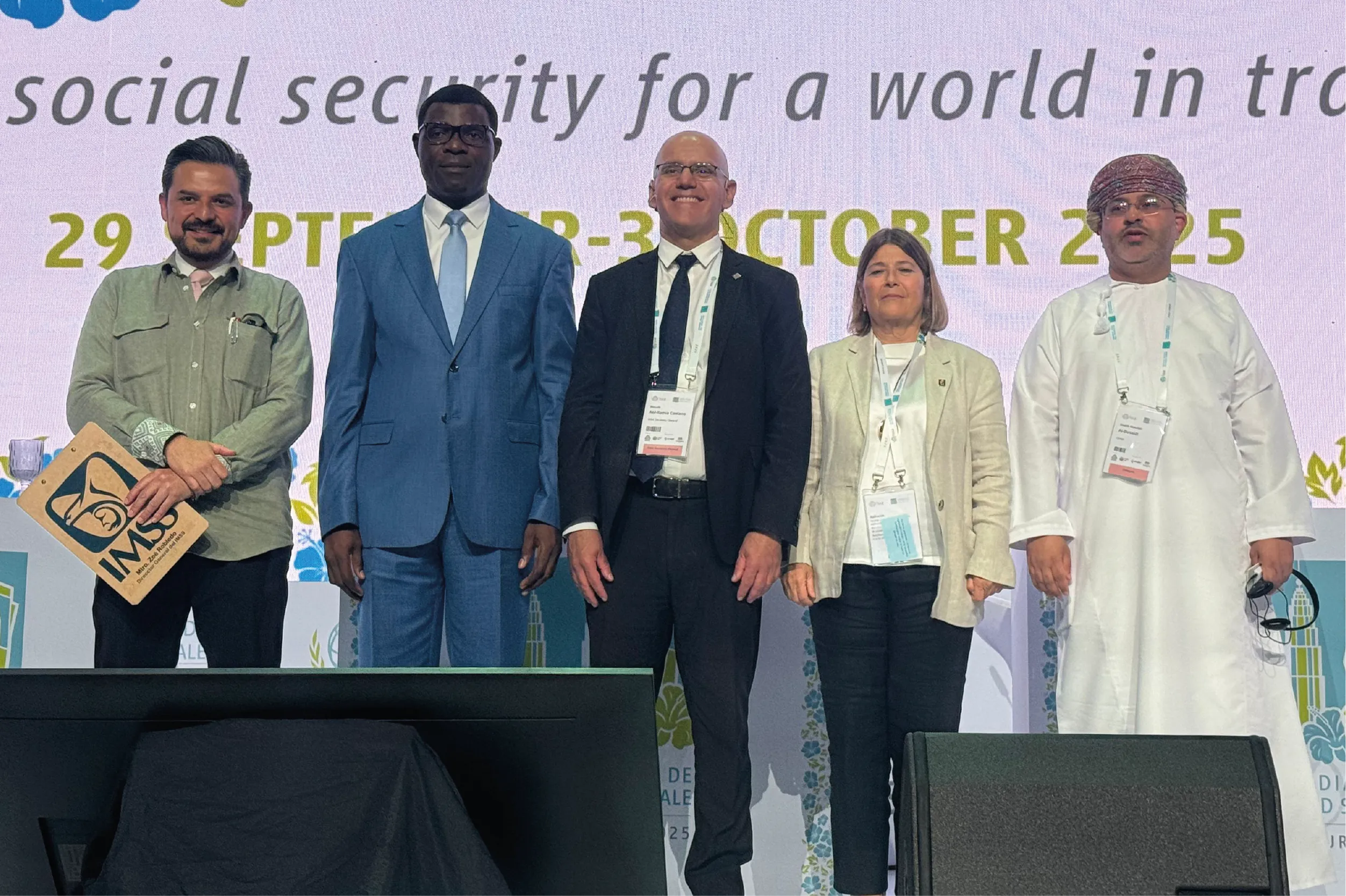 México presentó oficialmente su postulación para albergar en 2028 el Foro Mundial de la Seguridad Social.