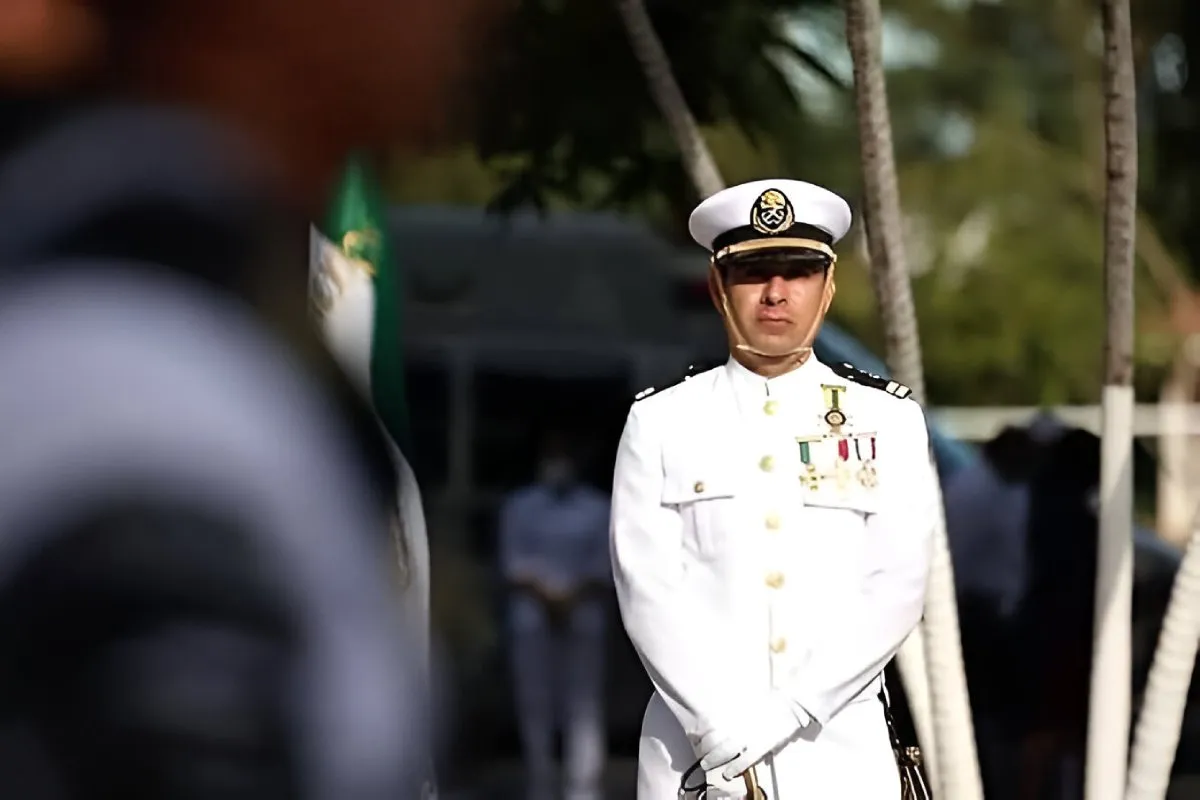 El vicealmirante Manuel Roberto Farías Laguna. Foto: X