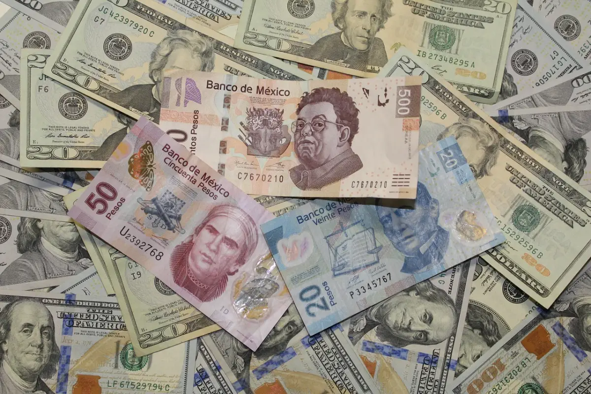 El precio del dólar se mantiene en los 18.34 pesos por unidad en promedio. | Foto: Pixabay.
