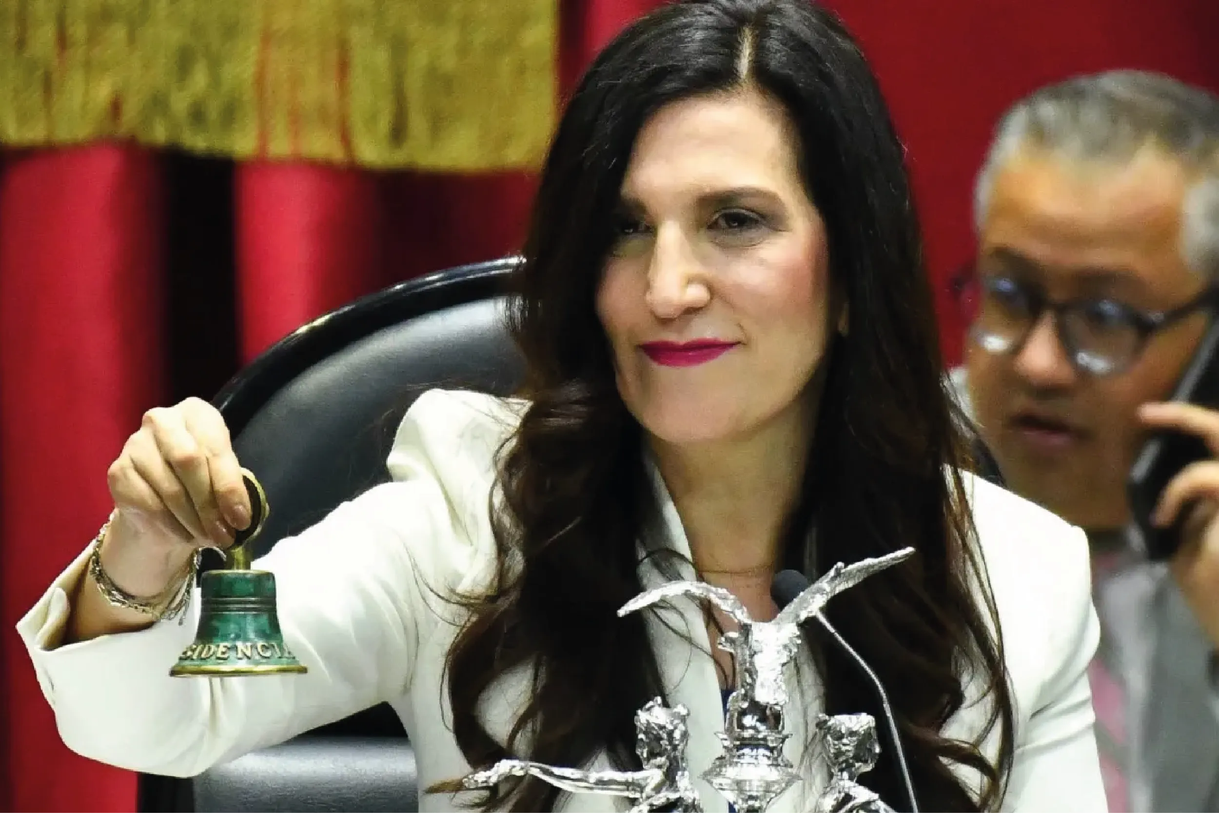 Kenia López Rabadán asume la presidencia de la Cámara de Diputados.