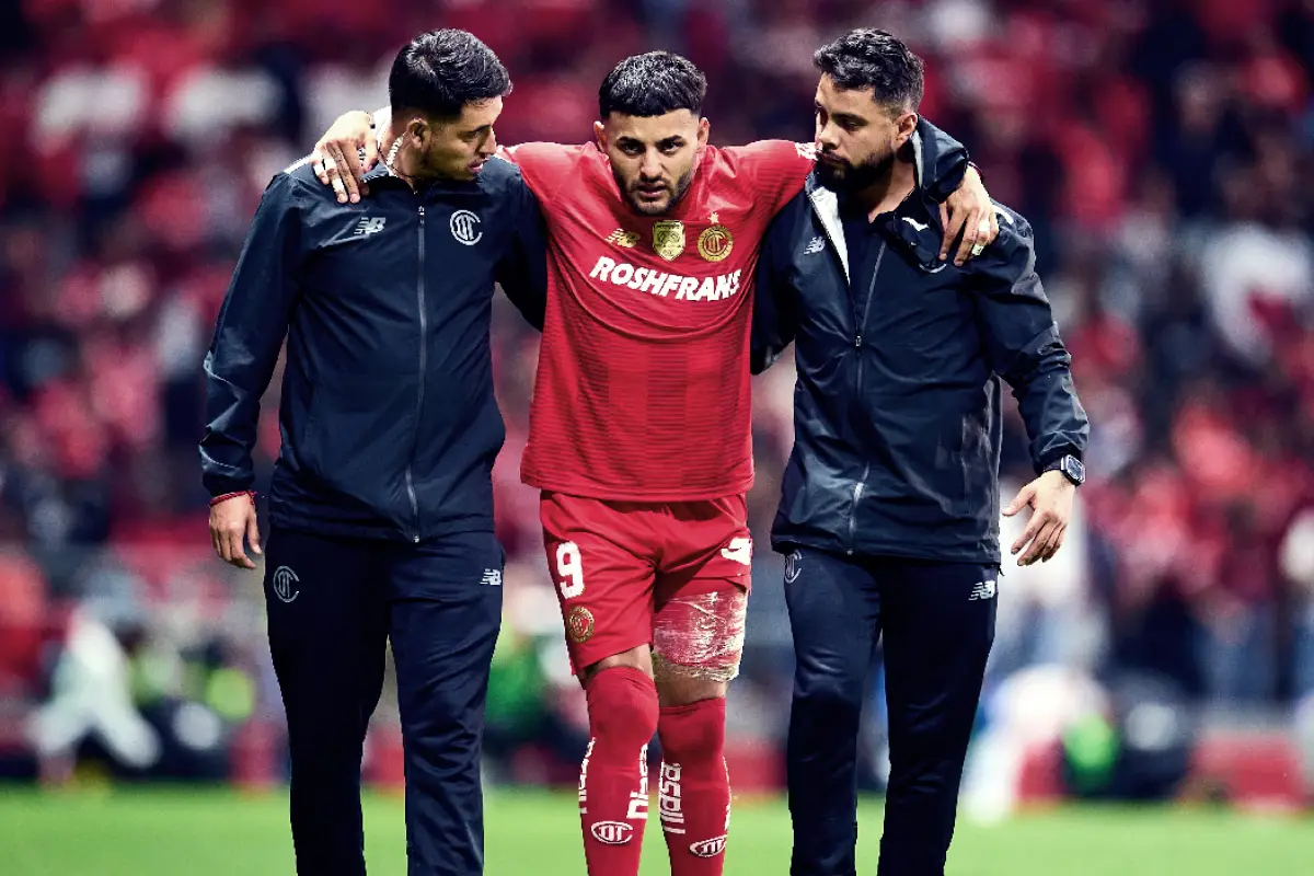Toluca está a la expectativa debido a la lesión de Alexis Vega.