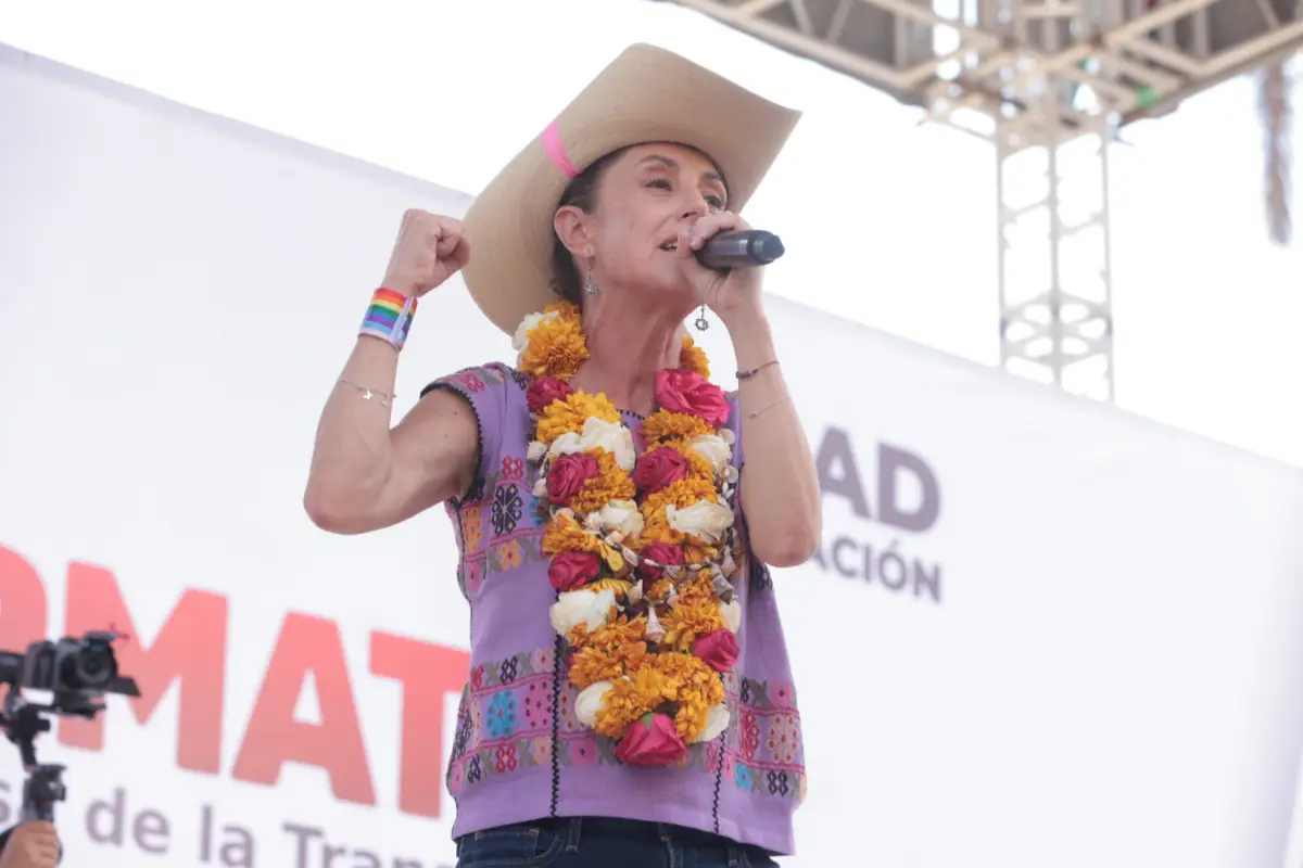 Claudia Sheinbaum cumple un año de gobierno con retos por afrontar. | Foto: Wikimedia Commons.