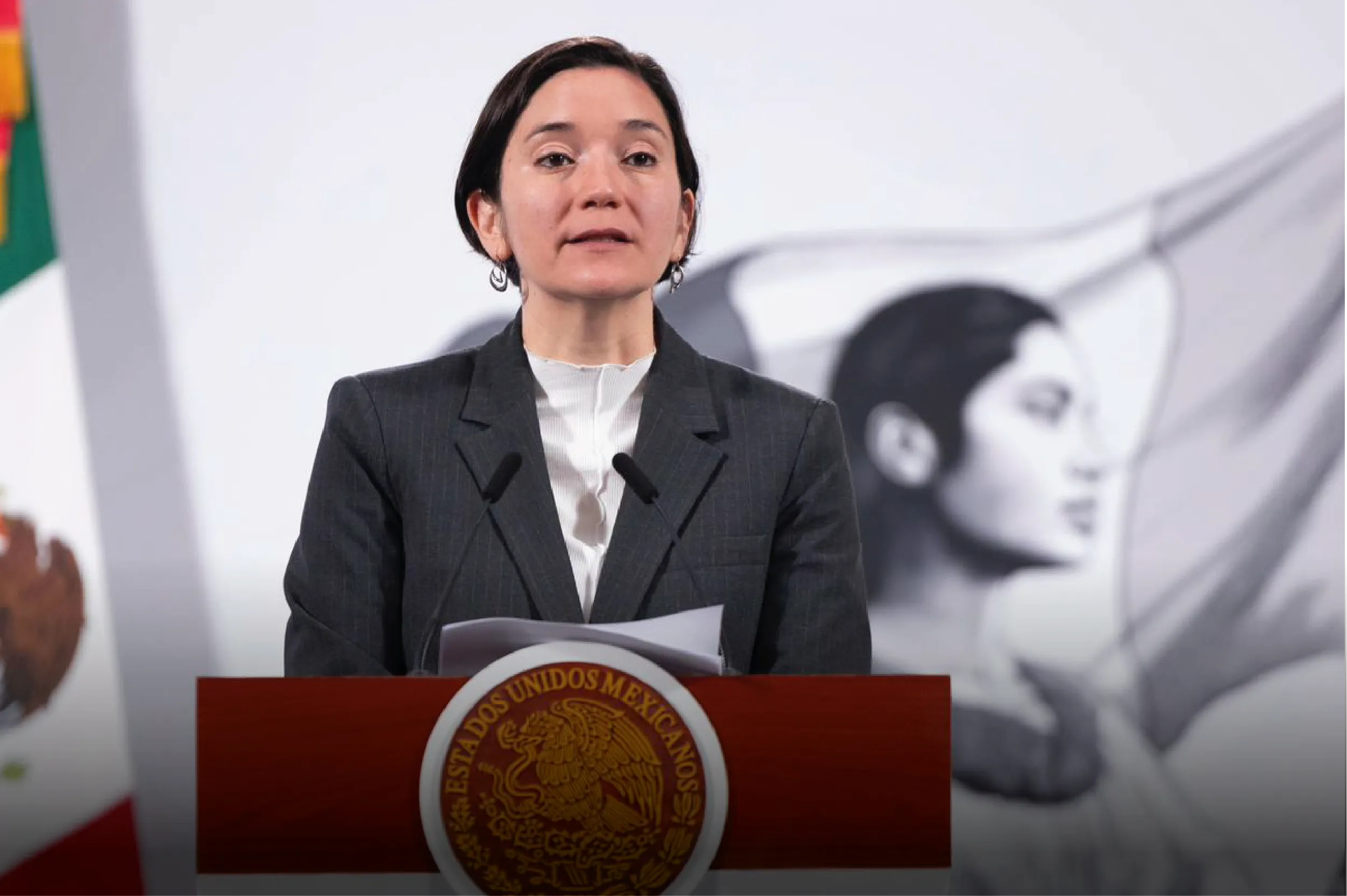 Marcela Figueroa, titular del SESNSP.