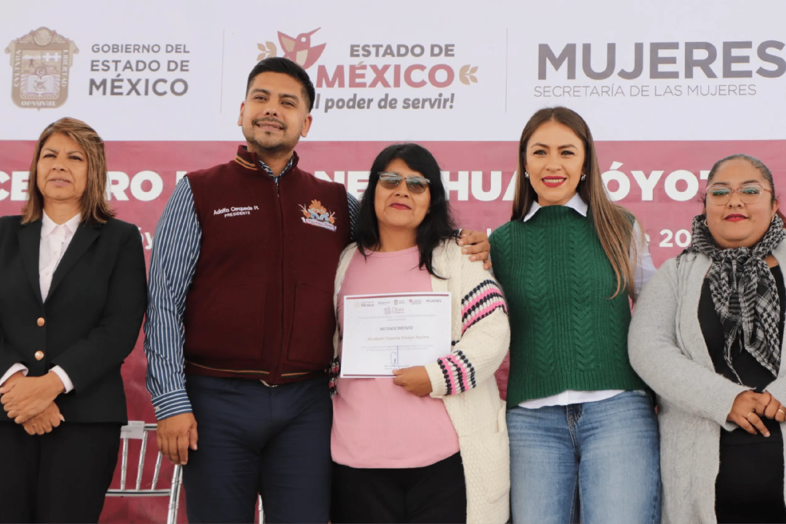 Delfina Gómez impulsa autonomía de mujeres mexiquenses.