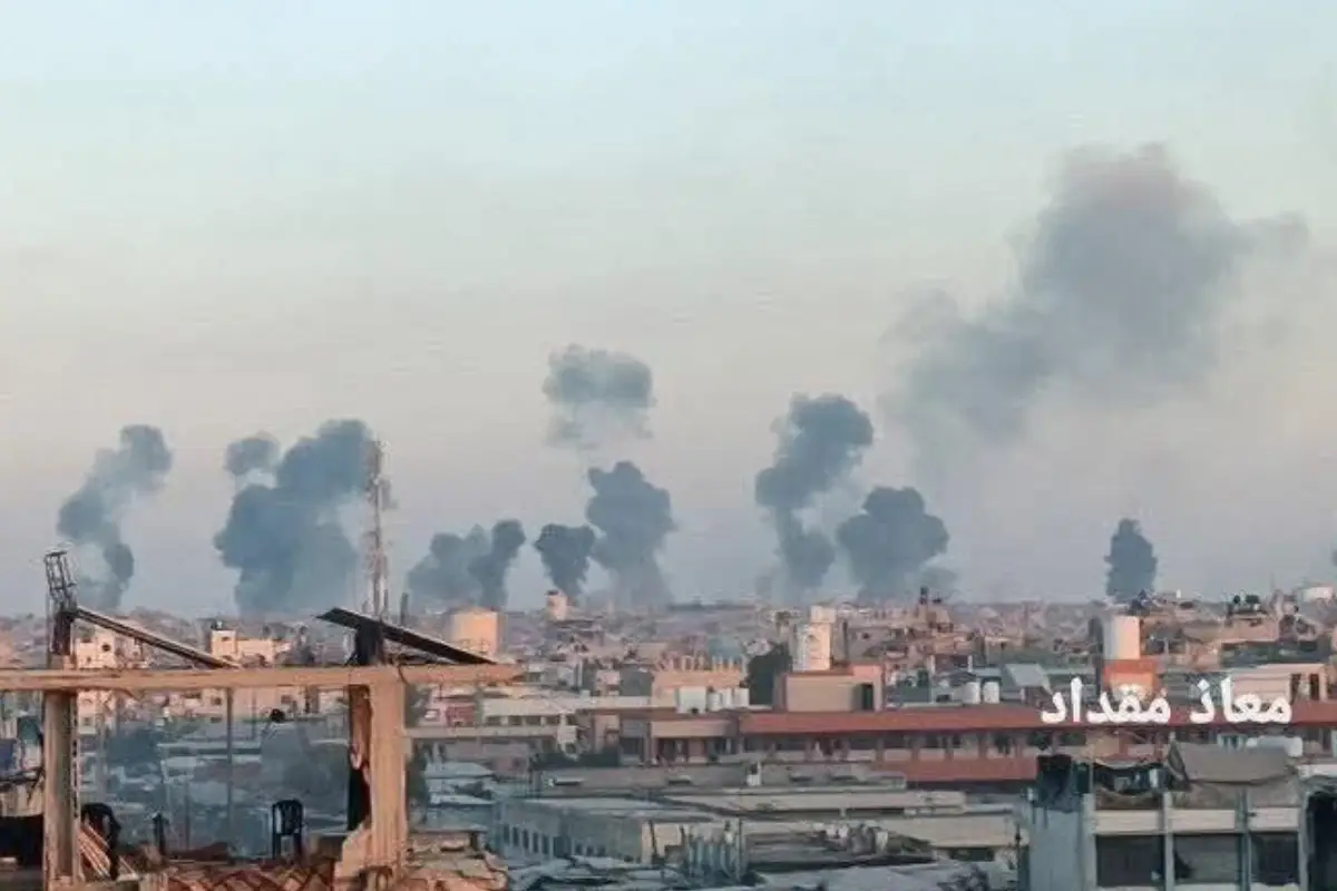 Según el ejército israelí, los bombardeos respondieron a la muerte de al menos dos soldados en el sur de Gaza. Foto: X