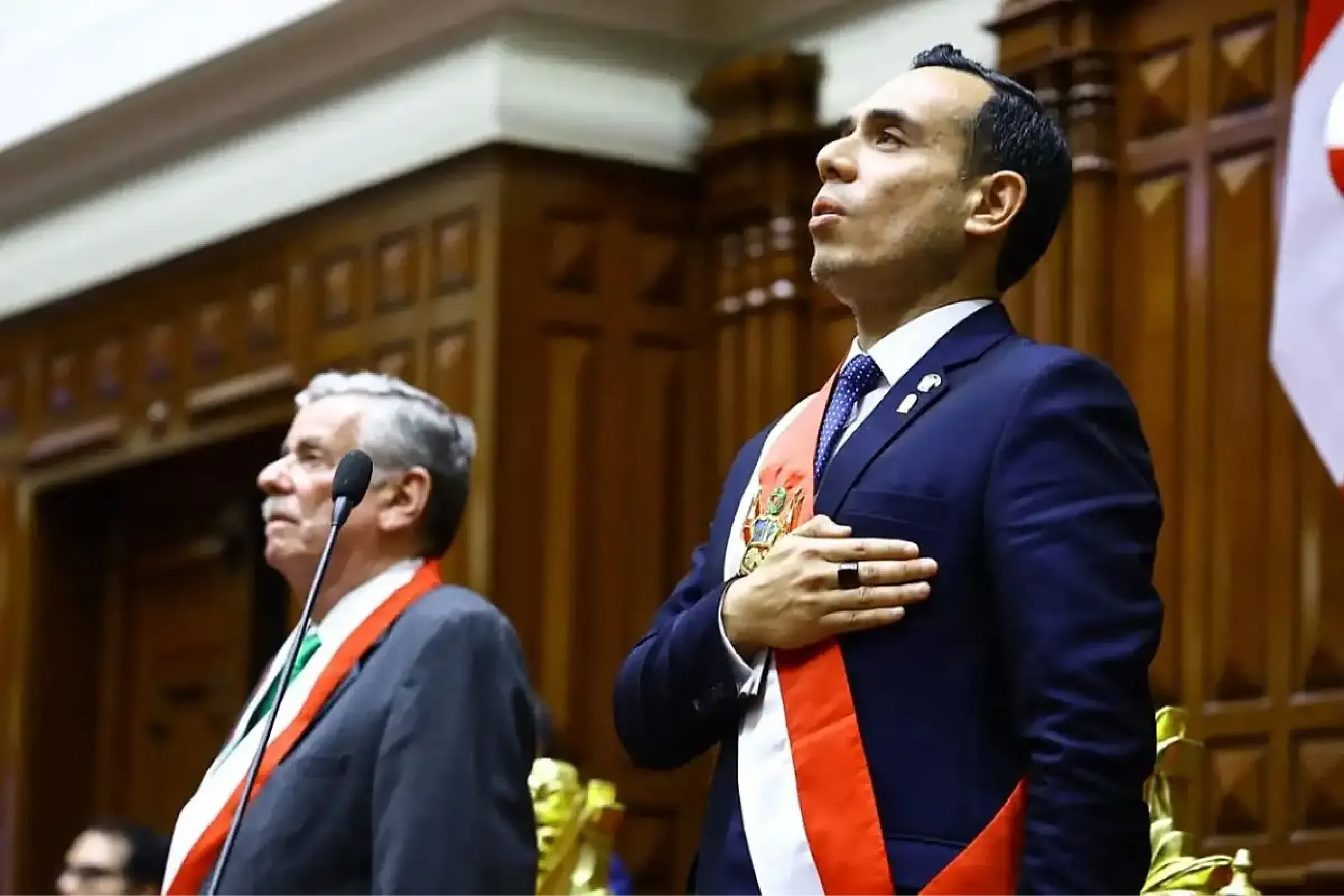 José Jerí jura como presidente del Perú.