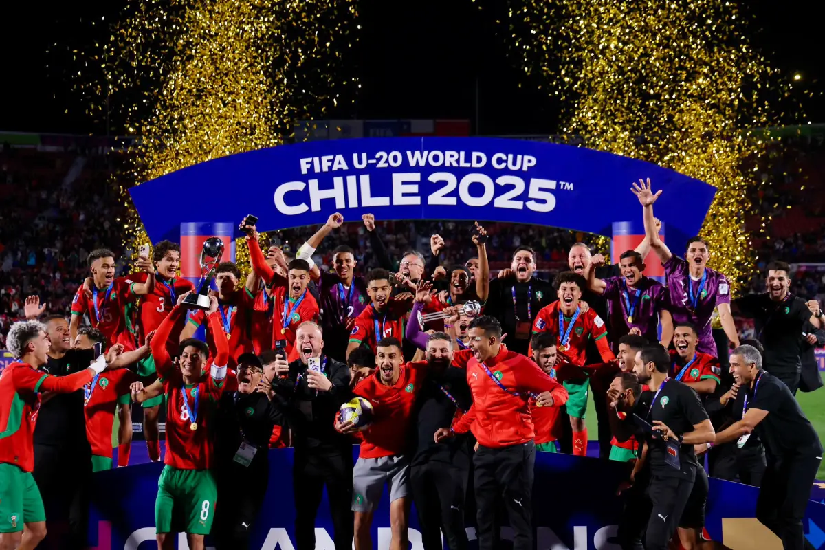 Marruecos alcanzó la final tras una destacada participación en el torneo. Foto: FIFA