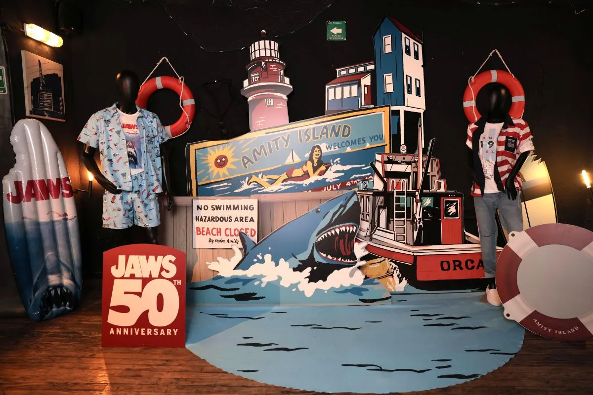 Universal celebra 50 años de Tiburón, con colecciones exclusivas de moda urbana inspiradas en el cine