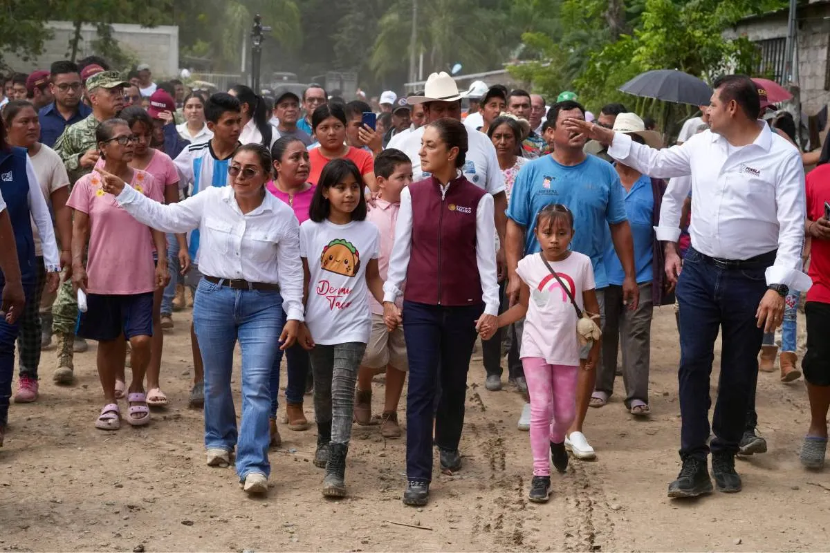 Claudia Sheinbaum garantiza apoyos totales en Pantepec, Puebla