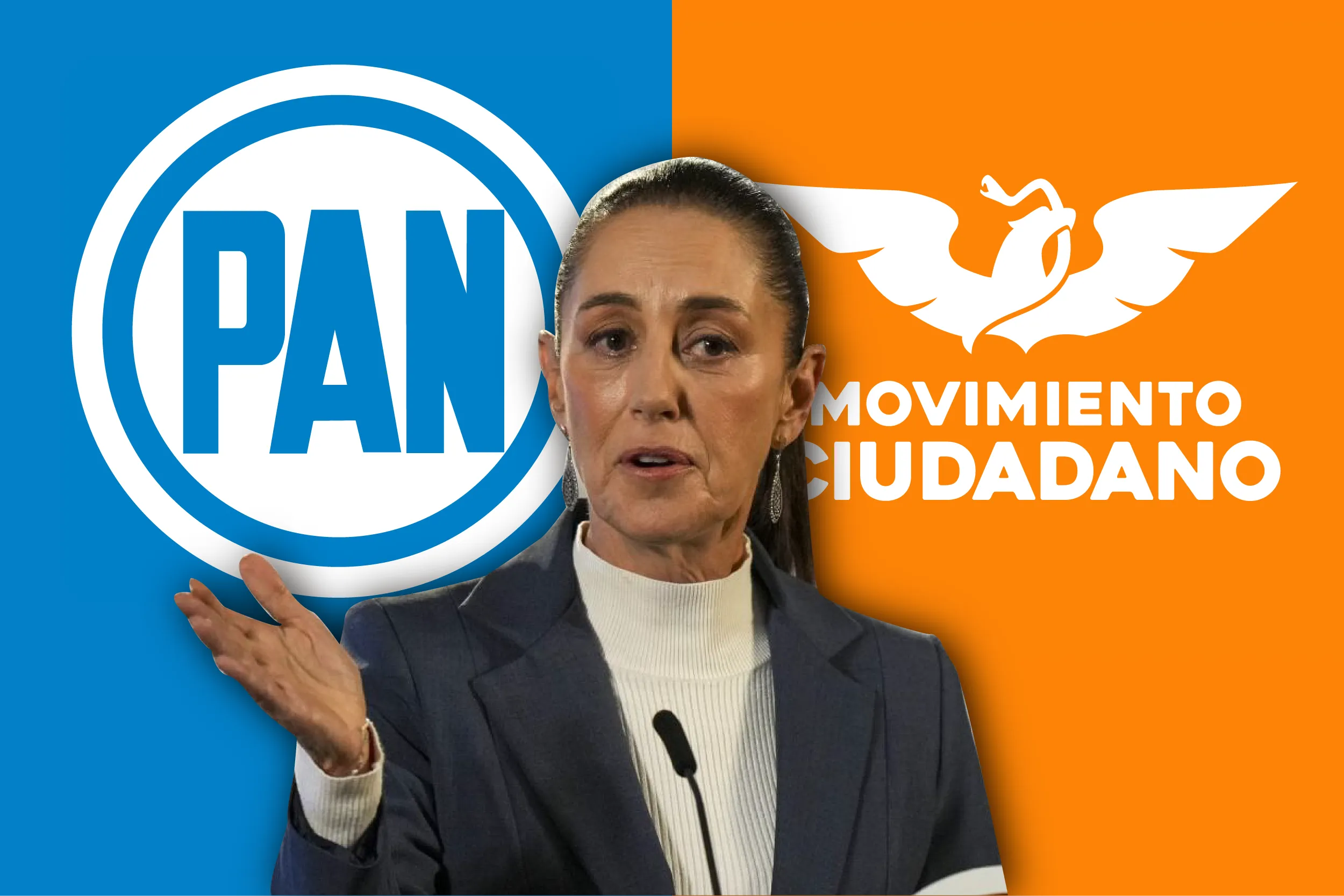 Sheinbaum, criticó la posible alianza entre el PAN y MC, a la que irónicamente denominó “McPAN”