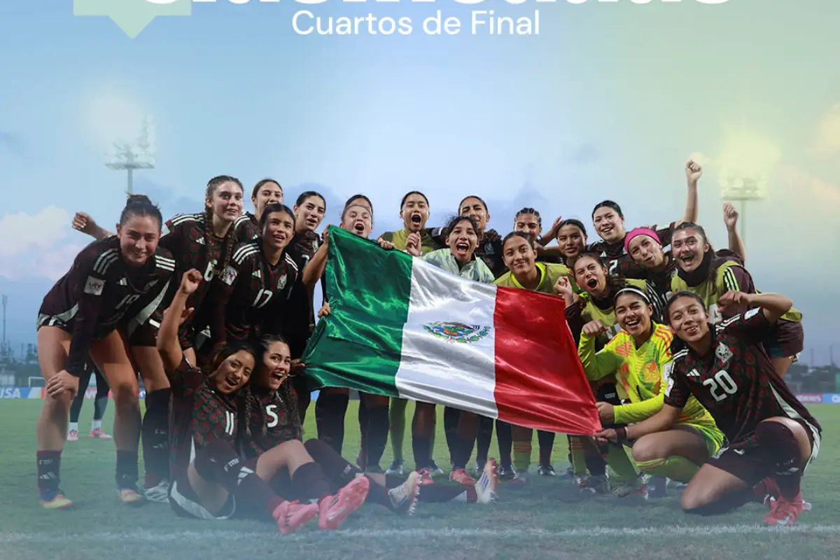 La selección femenil sub-17 logró su pase a cuartos de final en un juego contra Paraguay. | Foto: X Selección Femenil.
