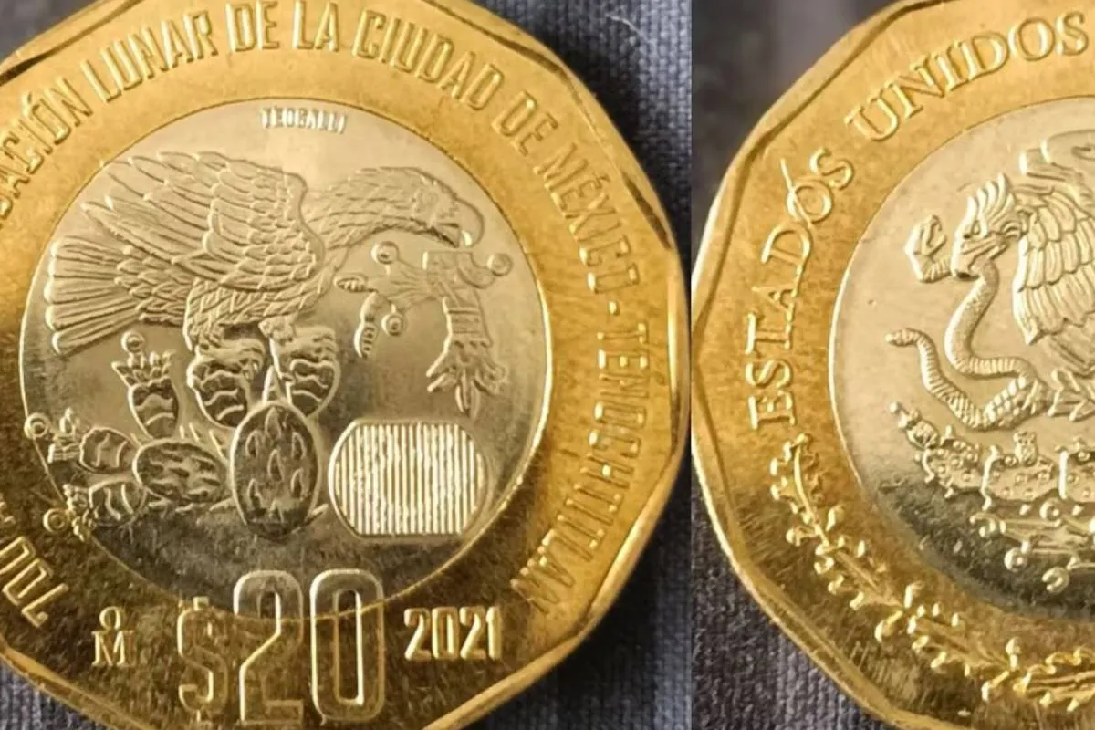 ¿Por qué las monedas de 20 pesos tienen diseño dodecagonal? Banxico lo aclara
