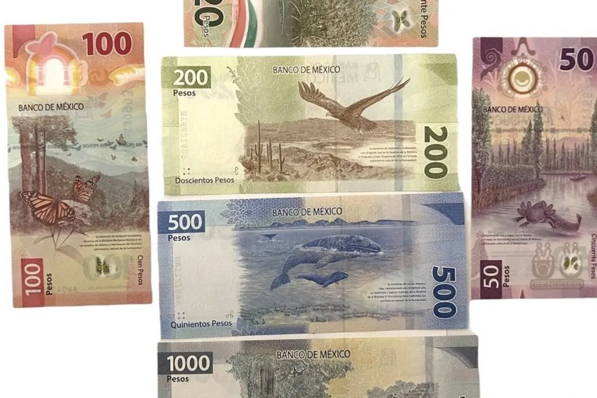 Bancos dejarán de aceptar billetes de 200, 500 y 1,000 pesos sin marca de seguridad