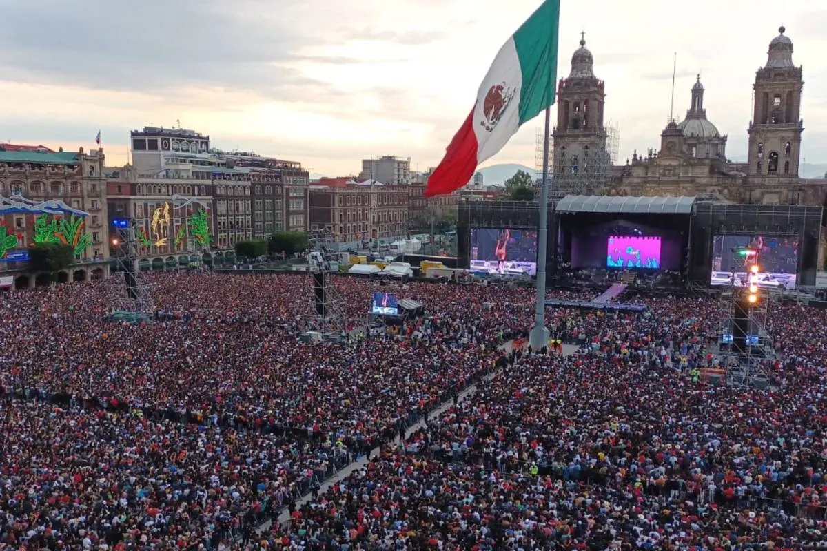 Conciertos en el Zócalo costaron más de 110 mdp entre 2024 y 2025