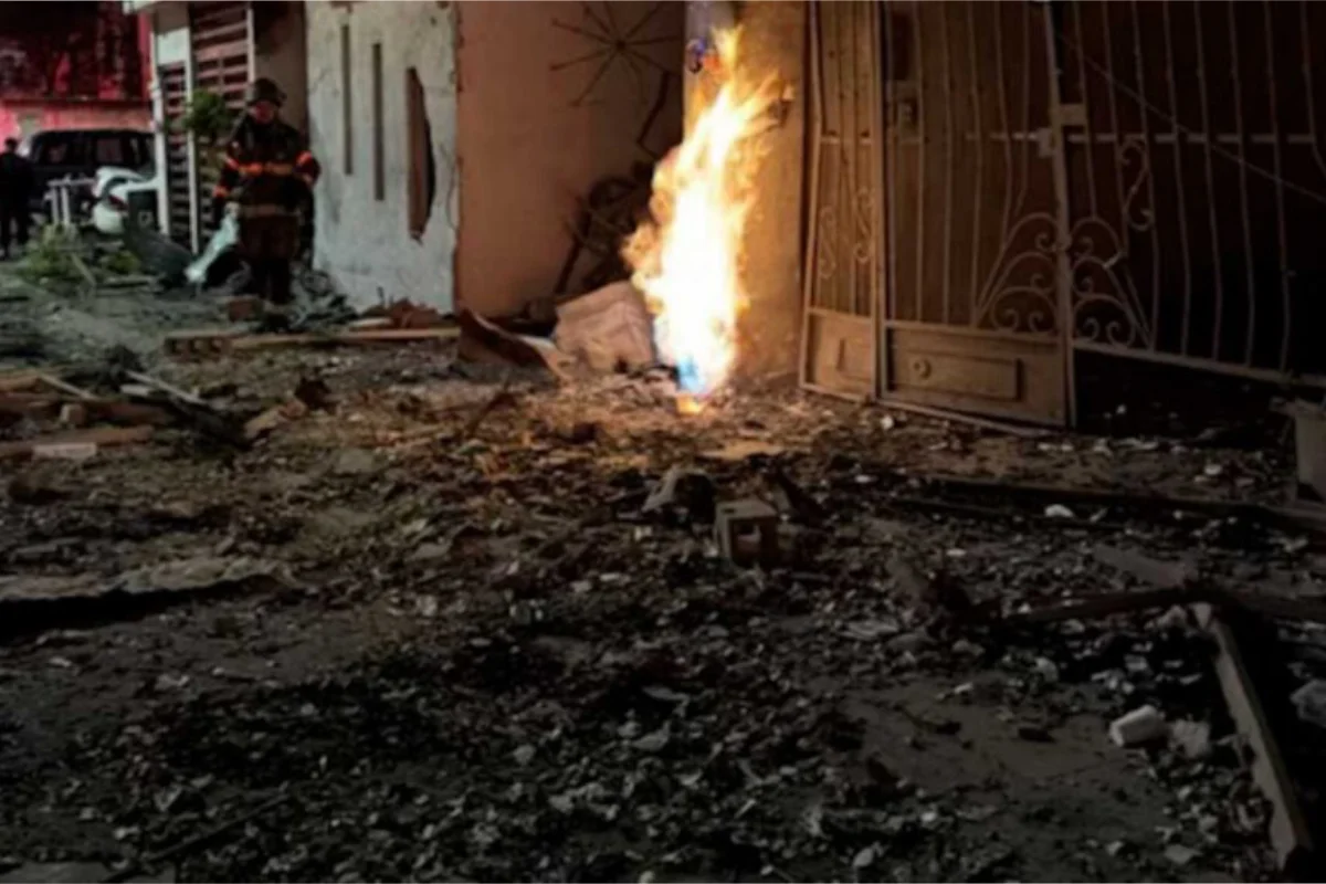 La detonación ocurrió alrededor de las 20:45 horas. Foto: X