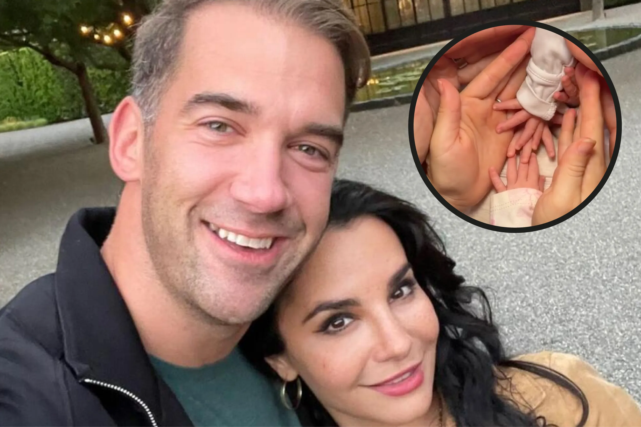Martha Higareda y Lewis Howes anuncian el nacimiento de sus gemelas.