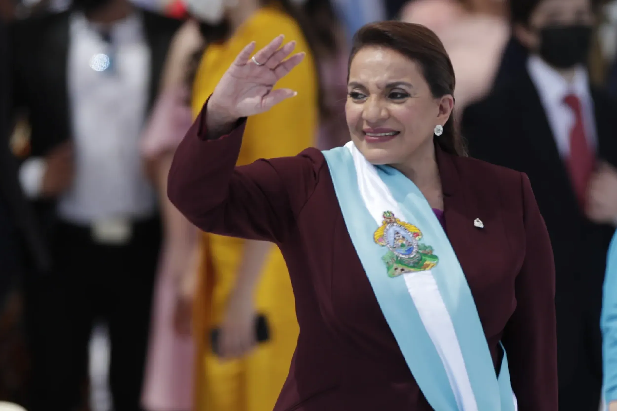 Xiomara Castro llega a México para visita oficial.