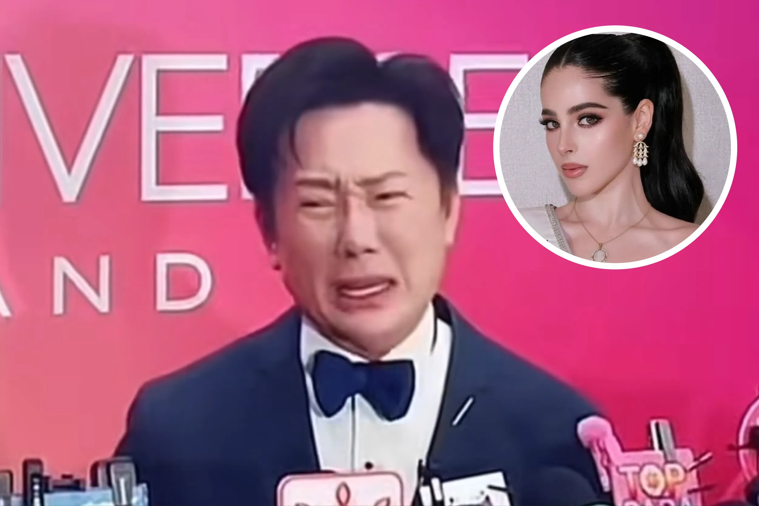 Nawat Itsaragrisil rompe en llanto al disculparse con Fátima Bosch.